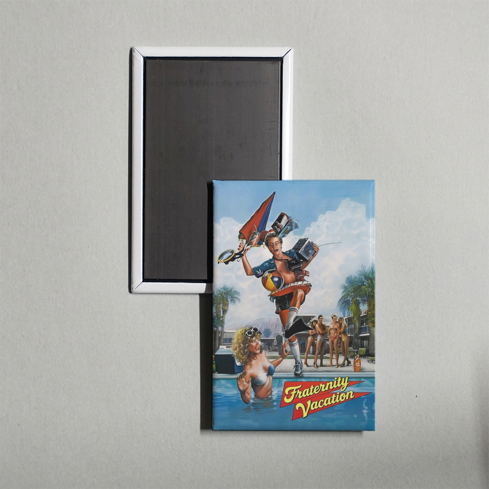 Fraternity Vacation Mini Movie Fridge Magnet
