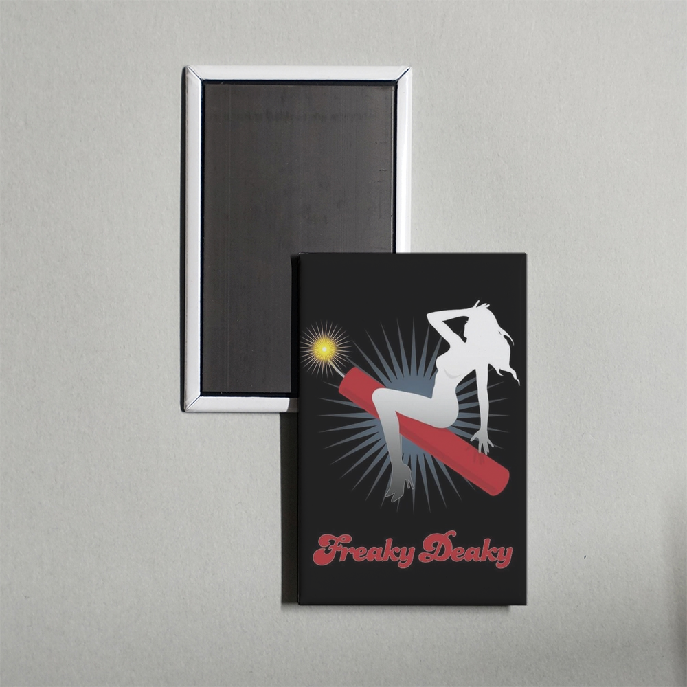 Freaky Deaky Mini Movie Fridge Magnet