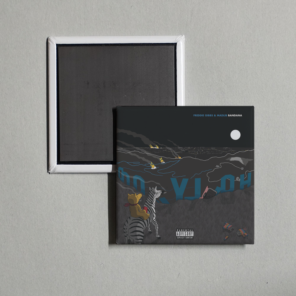 Freddie Gibbs - Bandana Album Cover Fridge Magnet