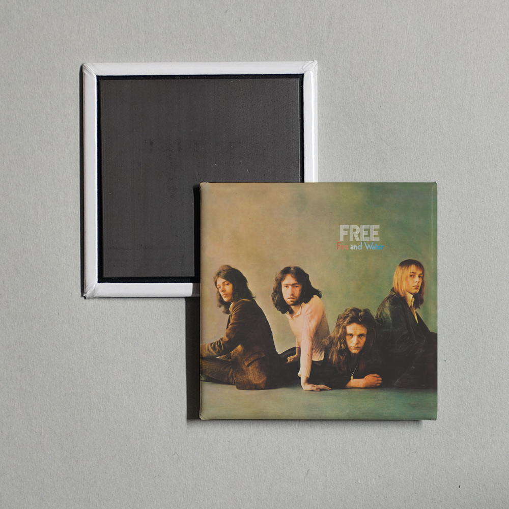 Free - Fire And Water Album Cover Fridge Magnet