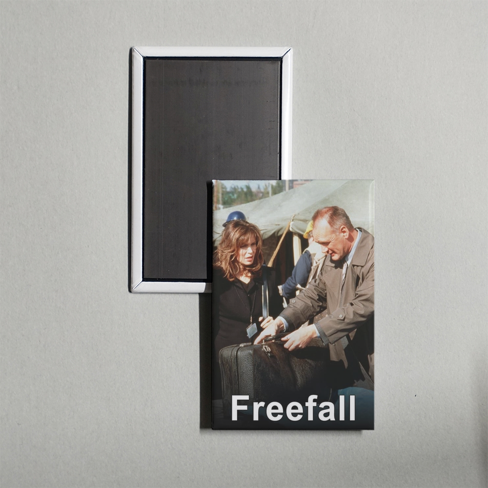 Free Fall Mini Movie Fridge Magnet