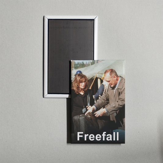 Free Fall Mini Movie Fridge Magnet
