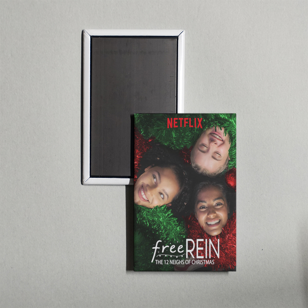 Free Rein The Twelve Neighs of Christmas Mini Movie Fridge Magnet