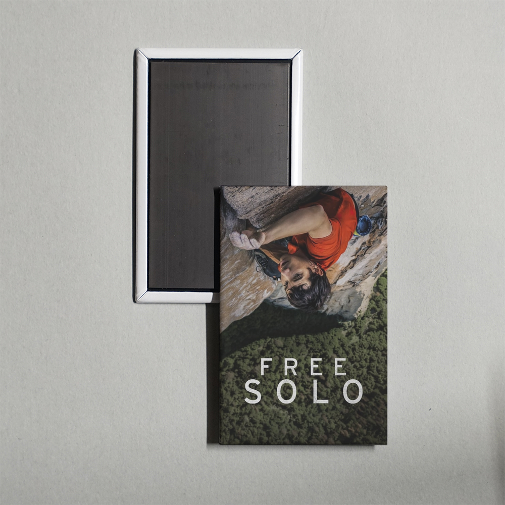 Free Solo Mini Movie Fridge Magnet