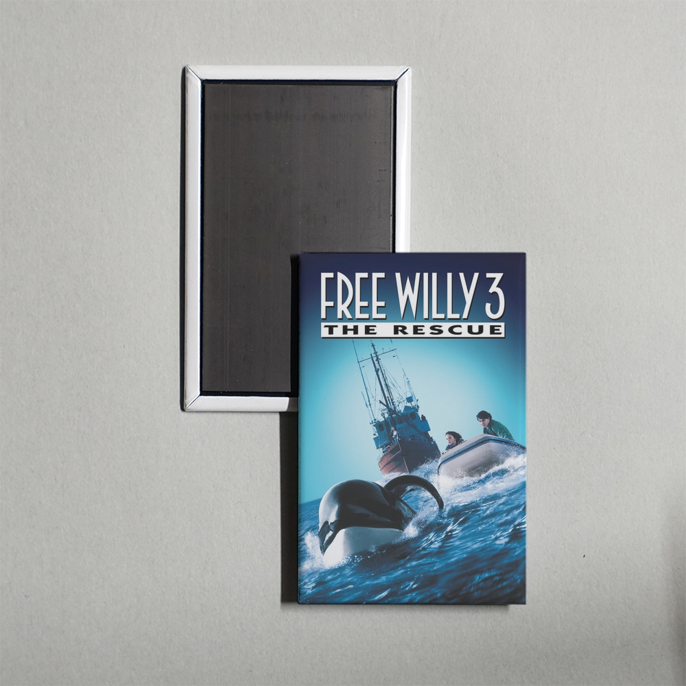 Free Willy 3 The Rescue Mini Movie Fridge Magnet