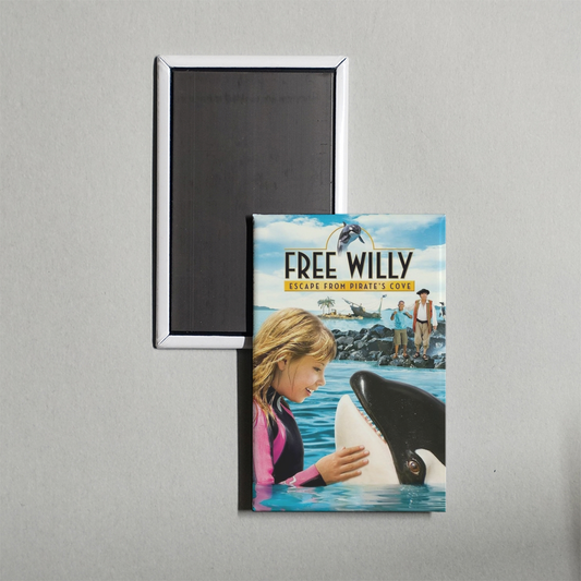 Free Willy Escape from Pirate's Cove Mini Movie Fridge Magnet