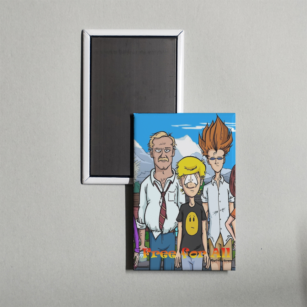 Free for All TV Show Fridge Magnet