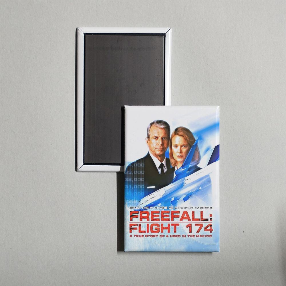 Freefall Flight 174 Mini Movie Fridge Magnet