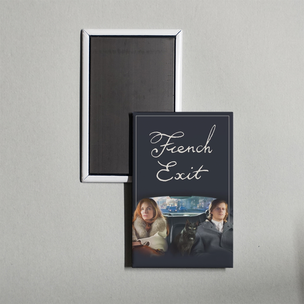 French Exit Mini Movie Fridge Magnet
