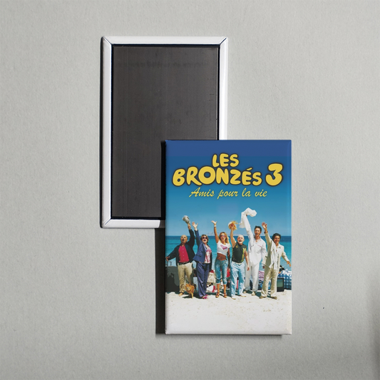 French Fried Vacations 3 Friends Forever Mini Movie Fridge Magnet