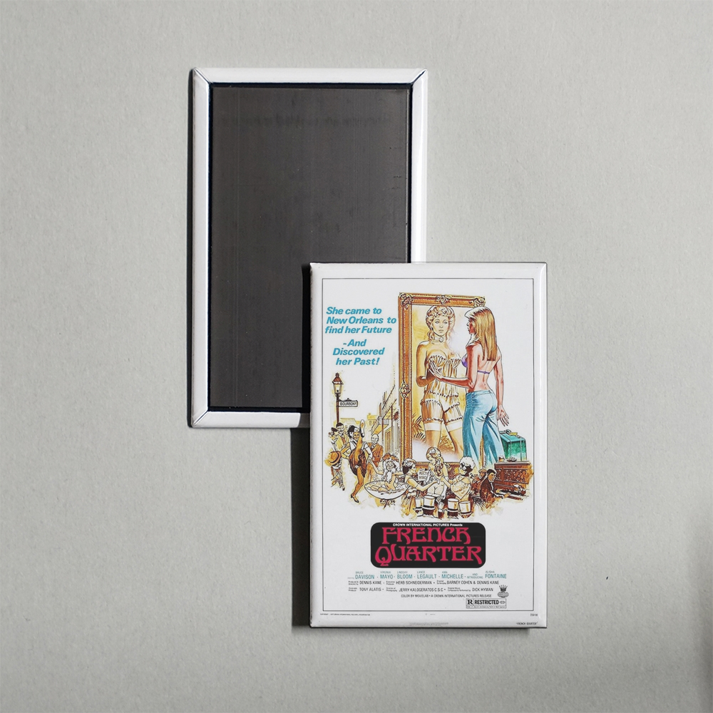 French Quarter Mini Movie Fridge Magnet