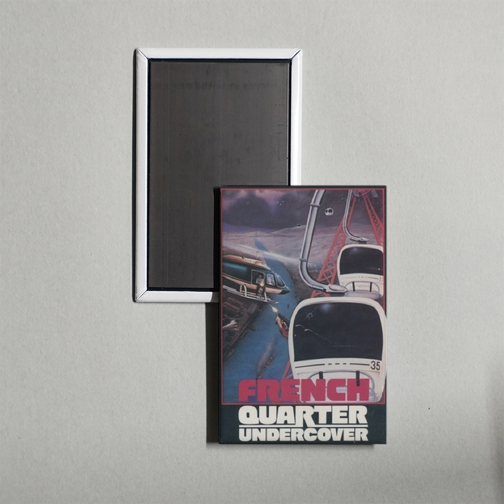 French Quarter Undercover Mini Movie Fridge Magnet