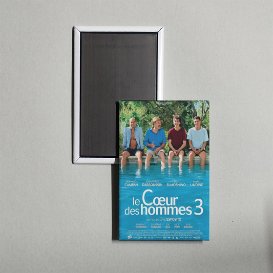 Frenchmen 3 Mini Movie Fridge Magnet
