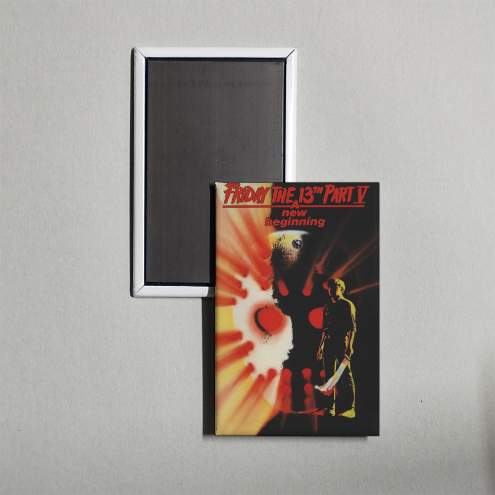 Friday the 13th Part V Mini Movie Fridge Magnet