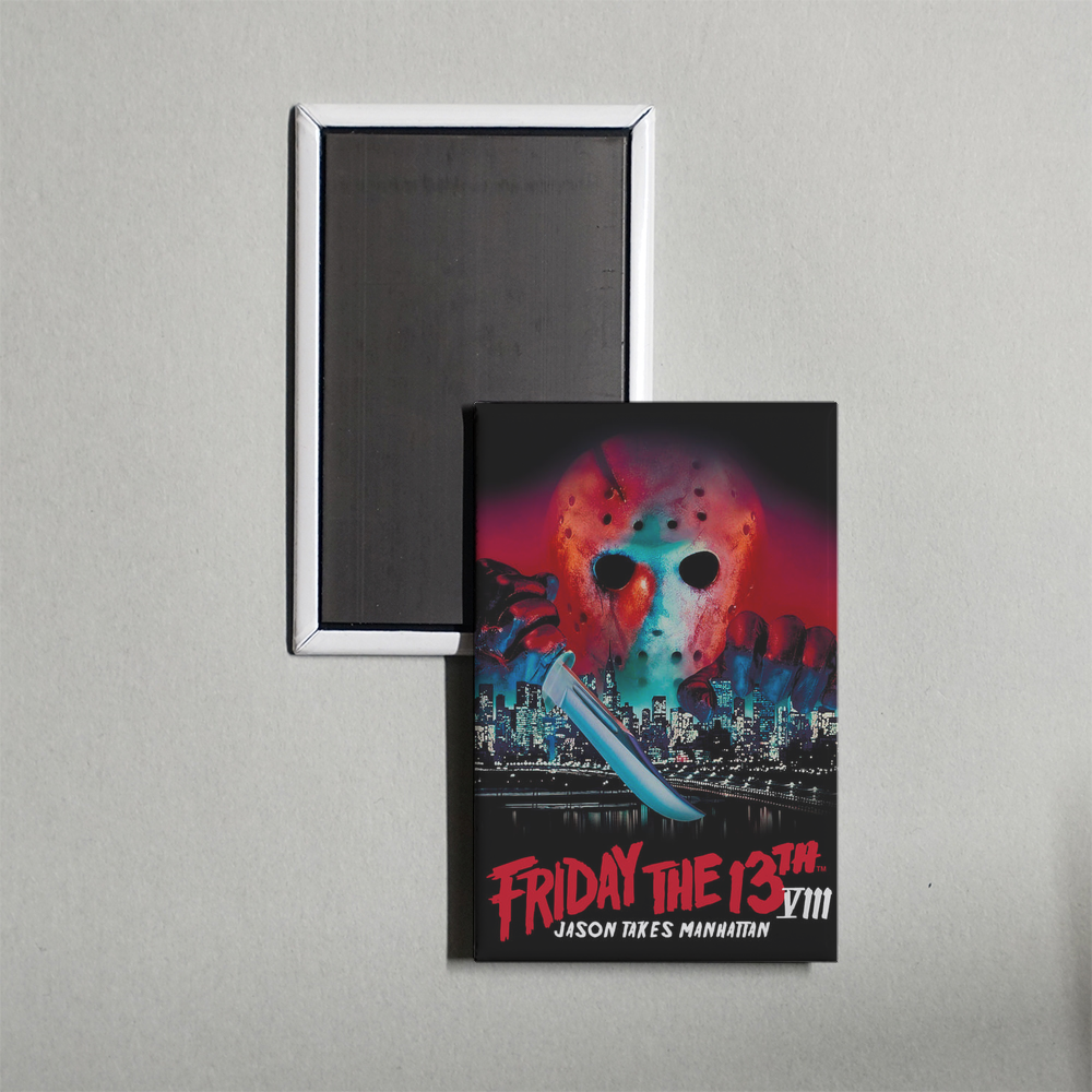 Friday the 13th Part VIII Jason Takes Manhattan Mini Movie Fridge Magnet