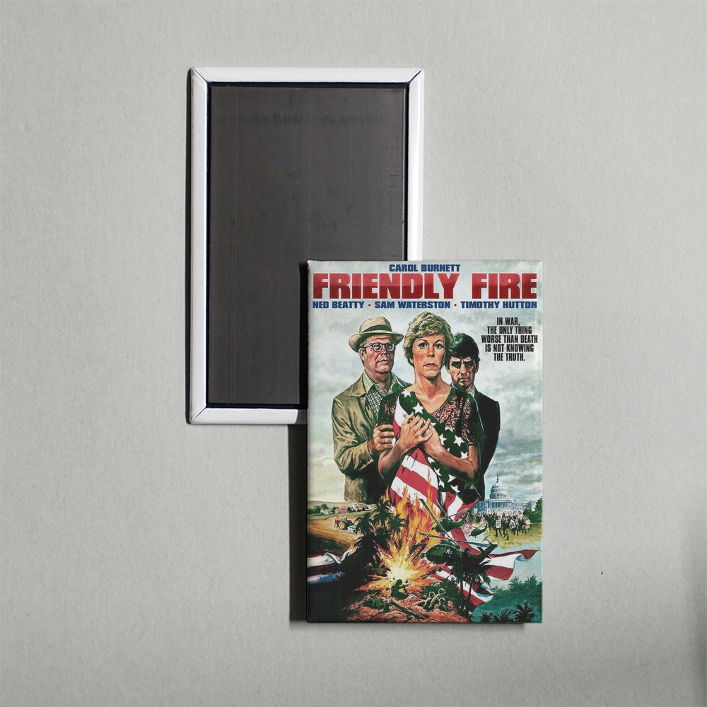 Friendly Fire Mini Movie Fridge Magnet