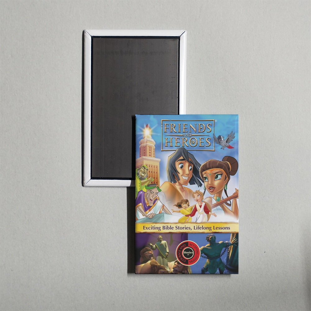Friends and Heroes TV Show Fridge Magnet