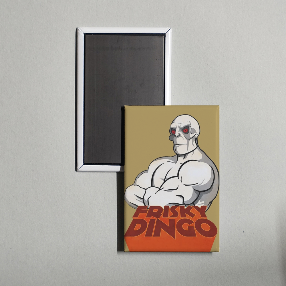 Frisky Dingo TV Show Fridge Magnet