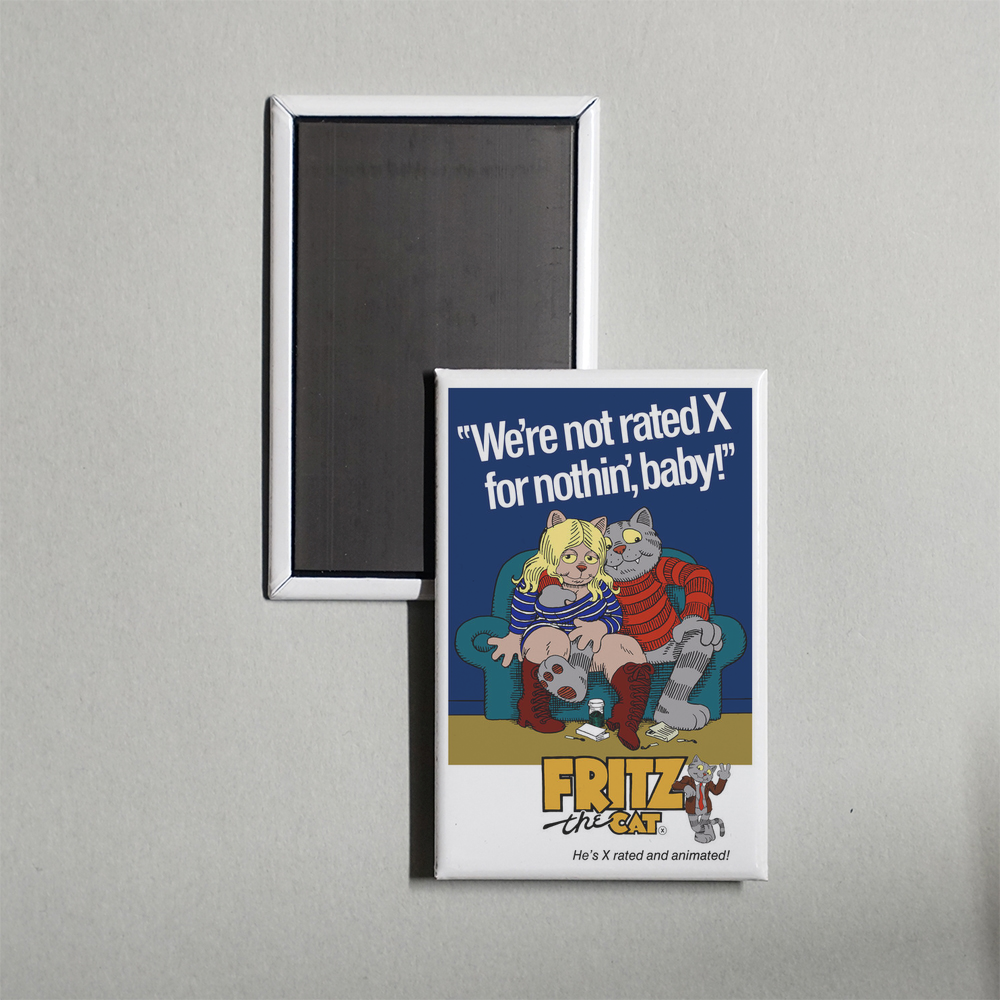 Fritz the Cat Mini Movie Fridge Magnet
