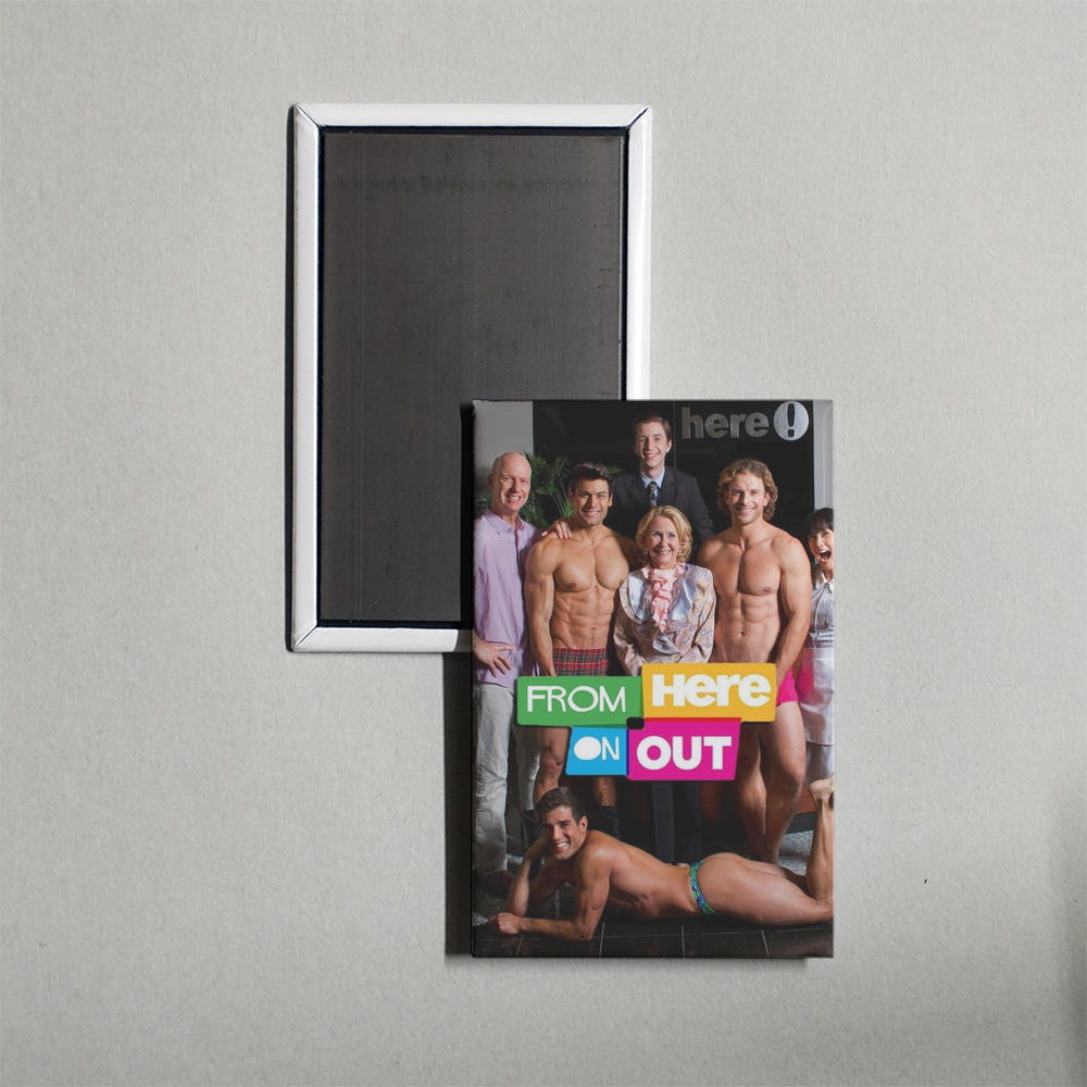 From Here on OUT TV Show Fridge Magnet
