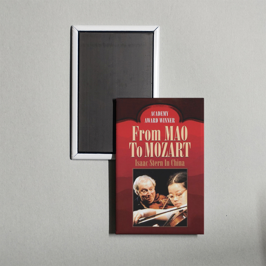 From Mao to Mozart Isaac Stern in China Mini Movie Fridge Magnet