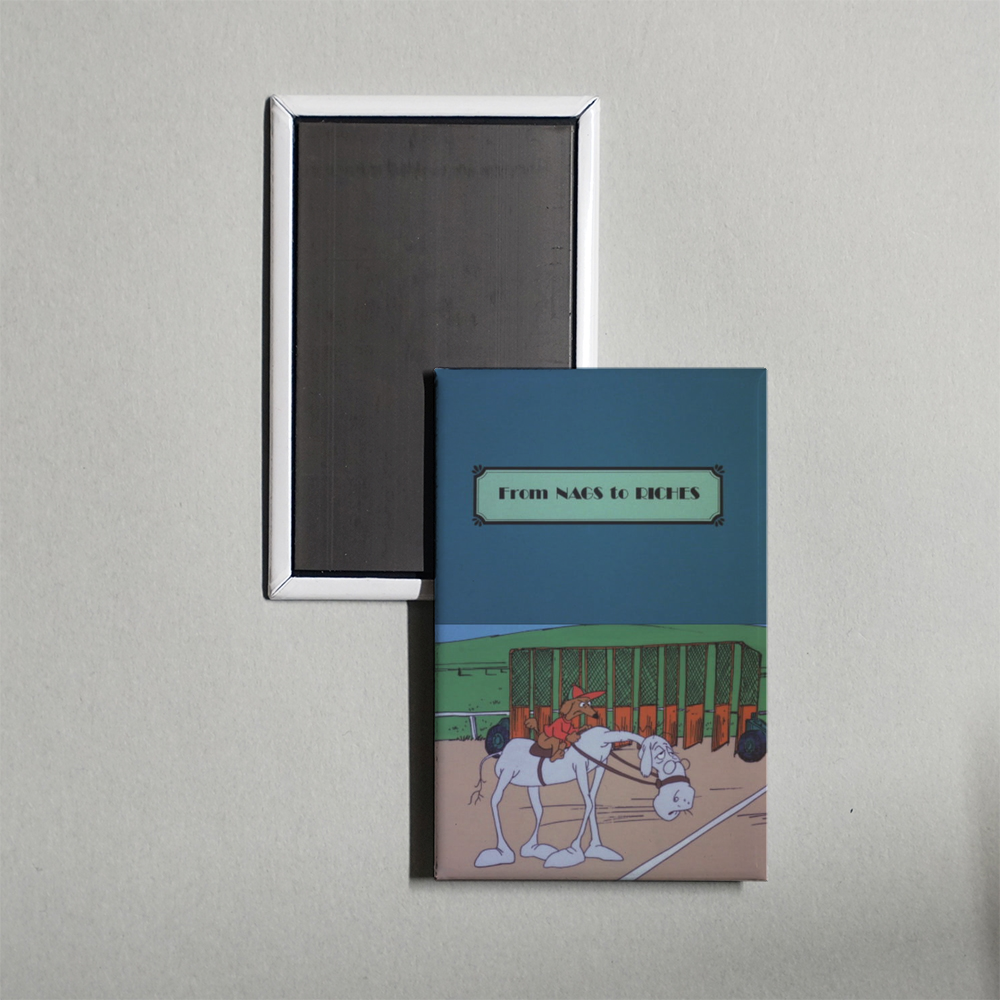 From Nags to Riches Mini Movie Fridge Magnet