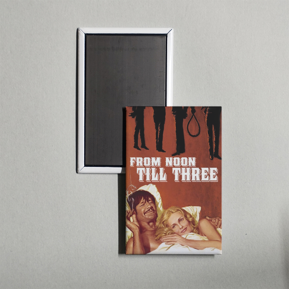 From Noon Till Three Mini Movie Fridge Magnet