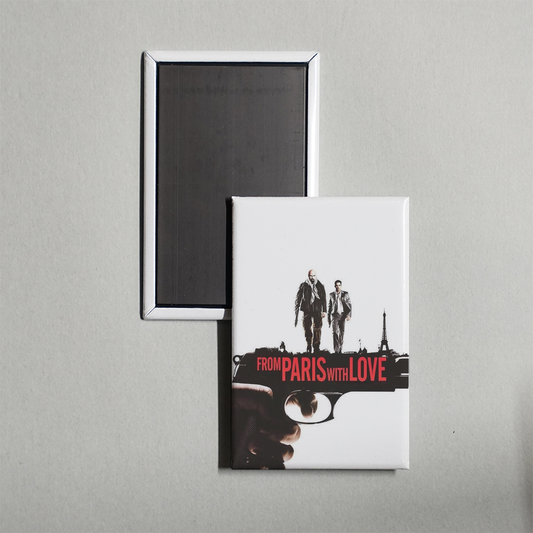 From Paris with Love Mini Movie Fridge Magnet