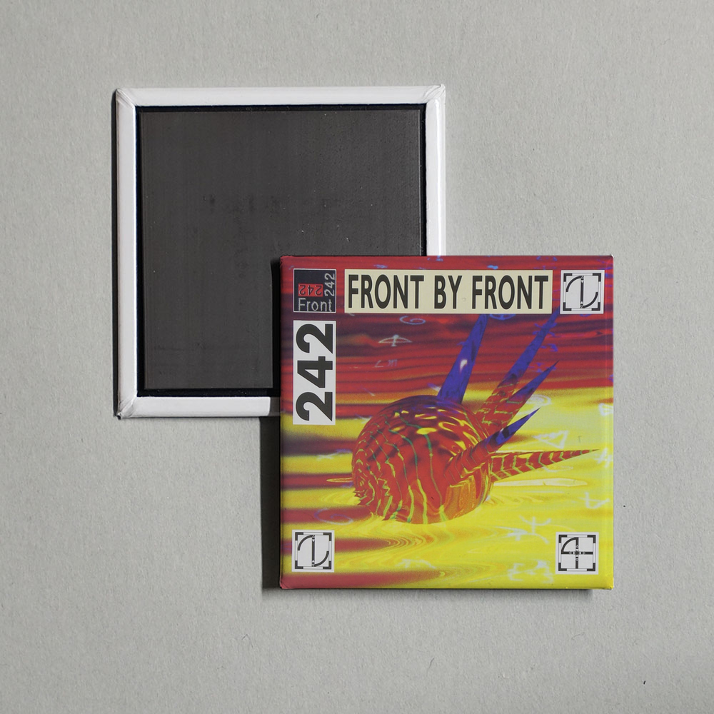 Front 242 - Front By Front Album Cover Fridge Magnet