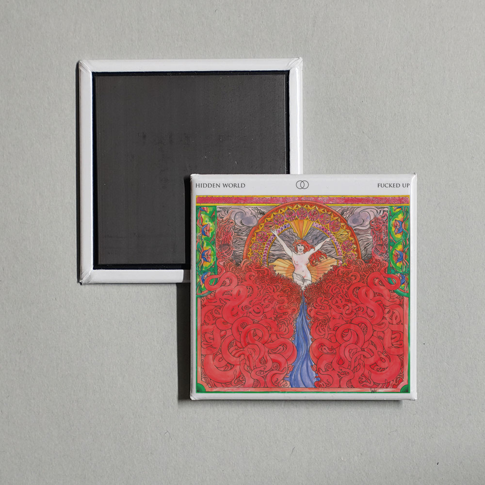 Fucked Up - Hidden World Album Cover Fridge Magnet