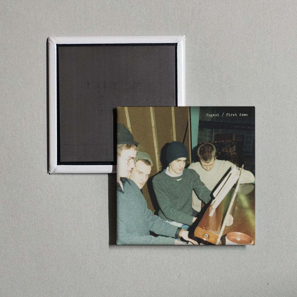 Fugazi - First Demo Album Cover Fridge Magnet
