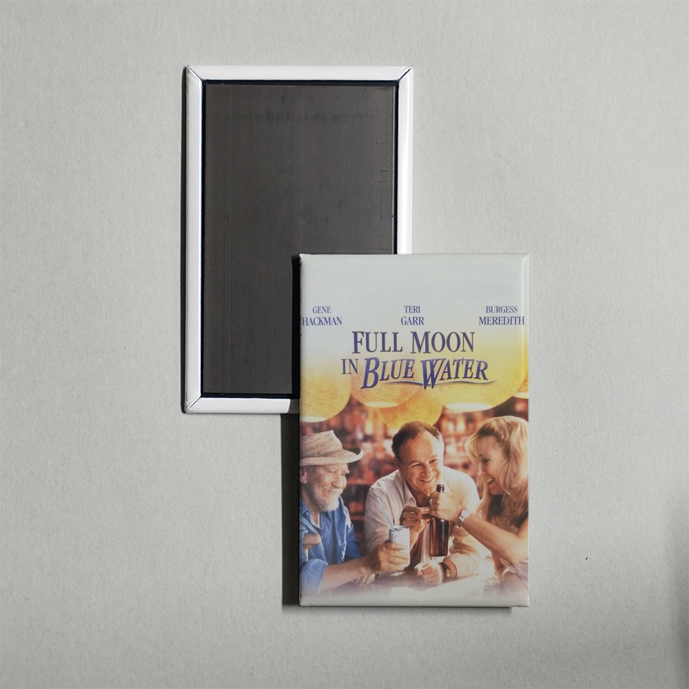 Full Moon in Blue Water Mini Movie Fridge Magnet