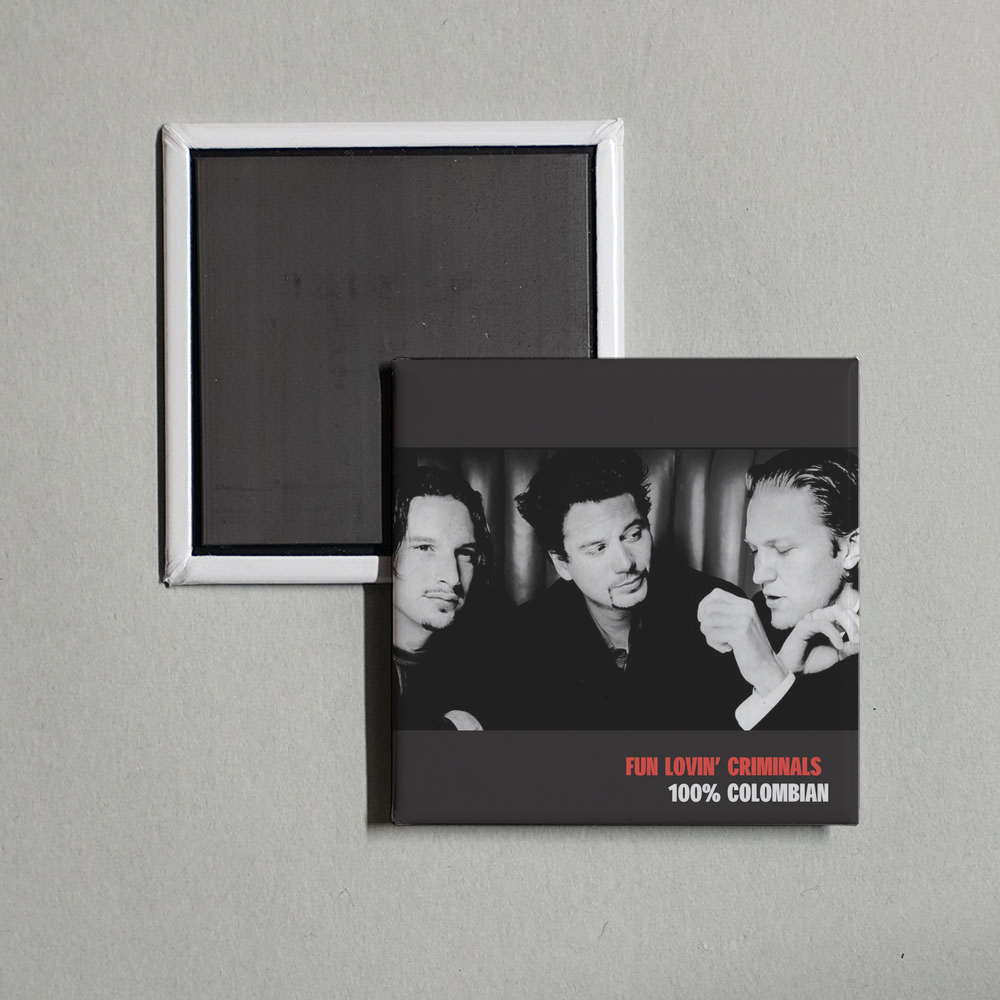 Fun Lovin' Criminals - 100% Colombian Album Cover Fridge Magnet