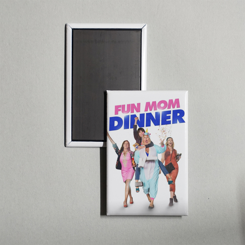 Fun Mom Dinner Mini Movie Fridge Magnet