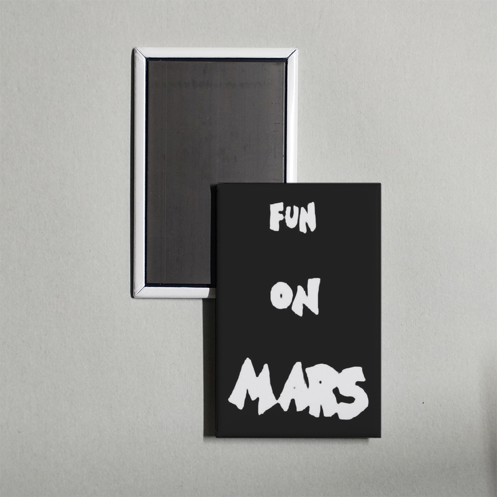Fun On Mars Mini Movie Fridge Magnet
