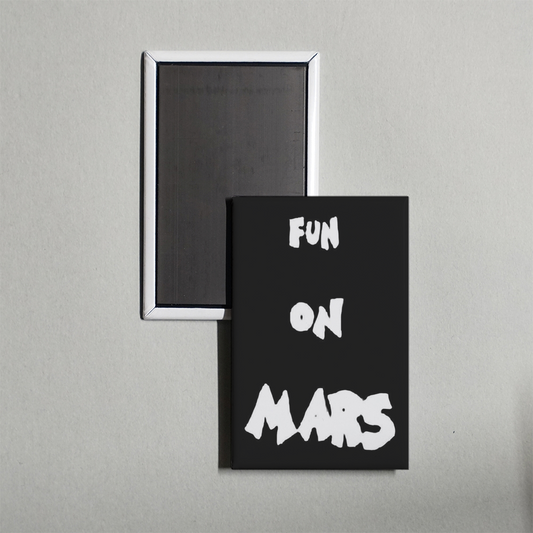 Fun On Mars Mini Movie Fridge Magnet