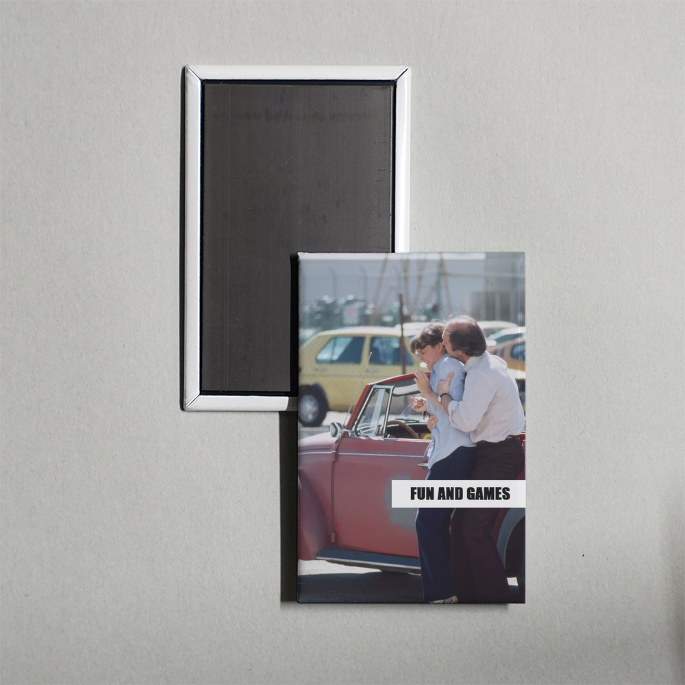 Fun and Games Mini Movie Fridge Magnet