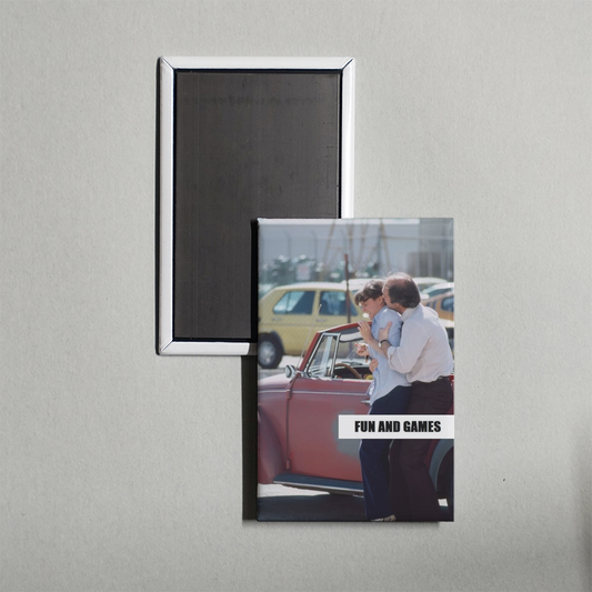 Fun and Games Mini Movie Fridge Magnet