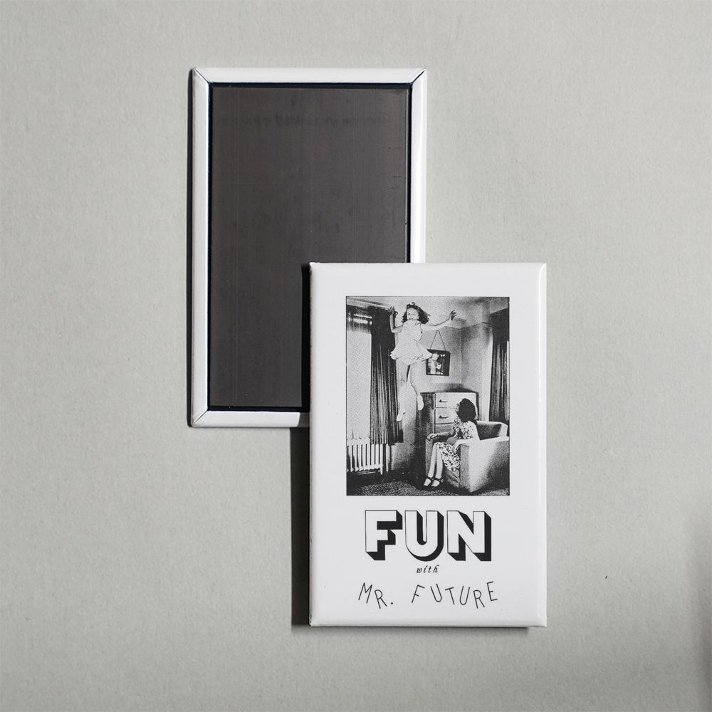 Fun with Mr. Future Mini Movie Fridge Magnet