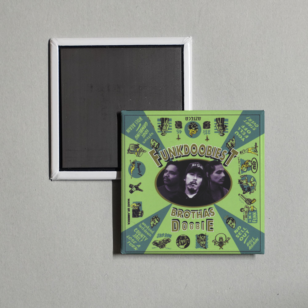 Funkdoobiest - Brothas Doobie Album Cover Fridge Magnet