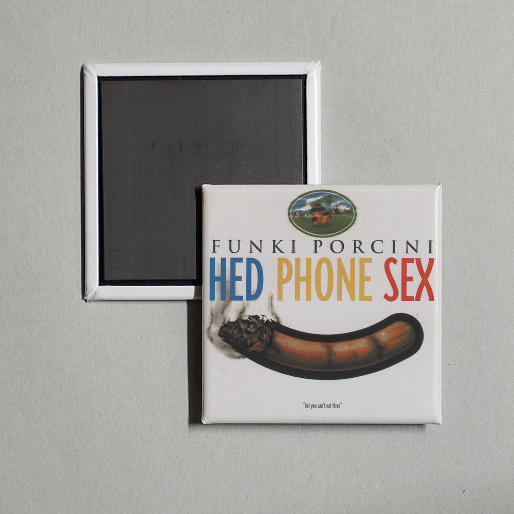 Funki Porcini - Hed Phone Sex Album Cover Fridge Magnet