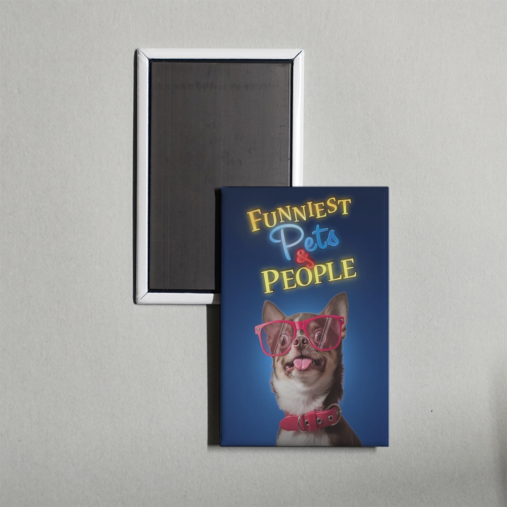 Funniest Pets & People TV Show Fridge Magnet