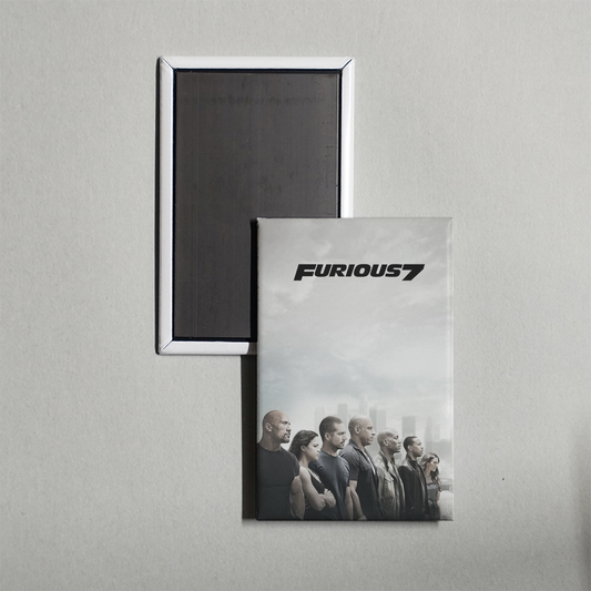 Furious 7 Mini Movie Fridge Magnet