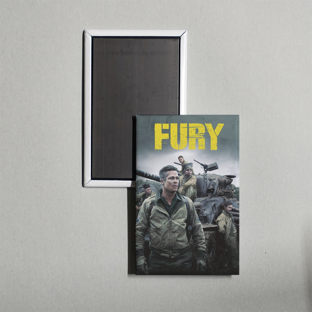 Fury Mini Movie Fridge Magnet