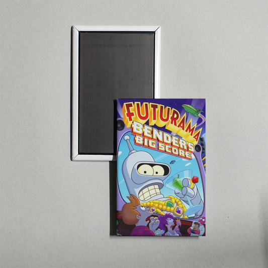 Futurama Bender's Big Score Mini Movie Fridge Magnet