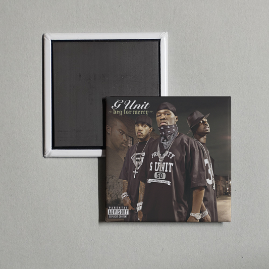 G-Unit - Beg For Mercy Album Cover Fridge Magnet