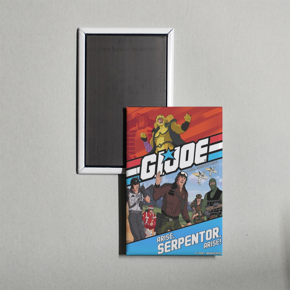 G.I. Joe Arise, Serpentor, Arise! Mini Movie Fridge Magnet