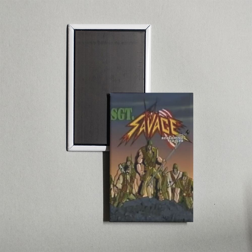G.I. Joe Sgt. Savage and His Screaming Eagles Old Soldiers Never Die Mini Movie Fridge Magnet