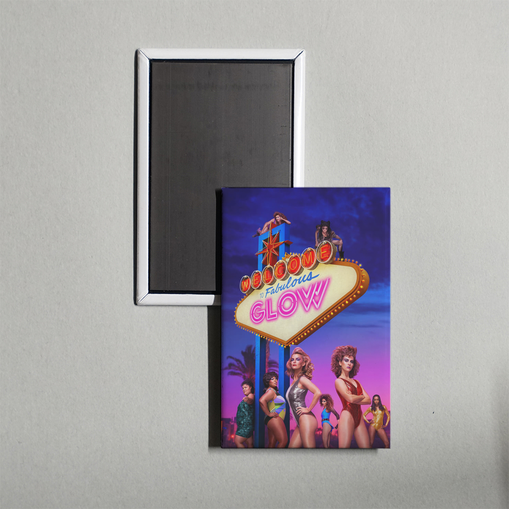 GLOW TV Show Fridge Magnet
