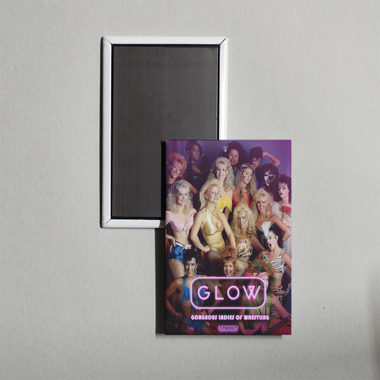 GLOW Gorgeous Ladies of Wrestling TV Show Fridge Magnet